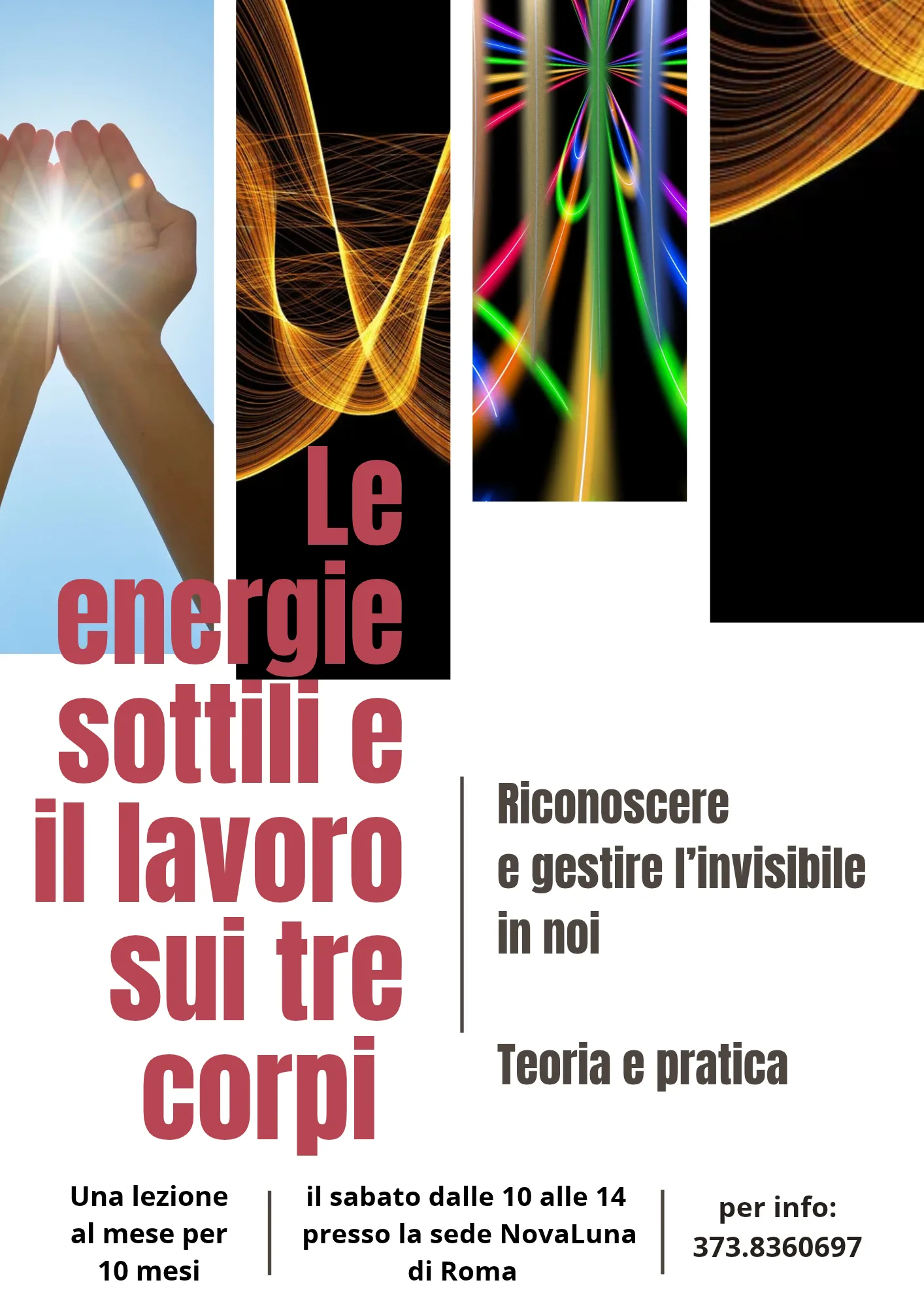 Corso su energie sottili e 3 corpi